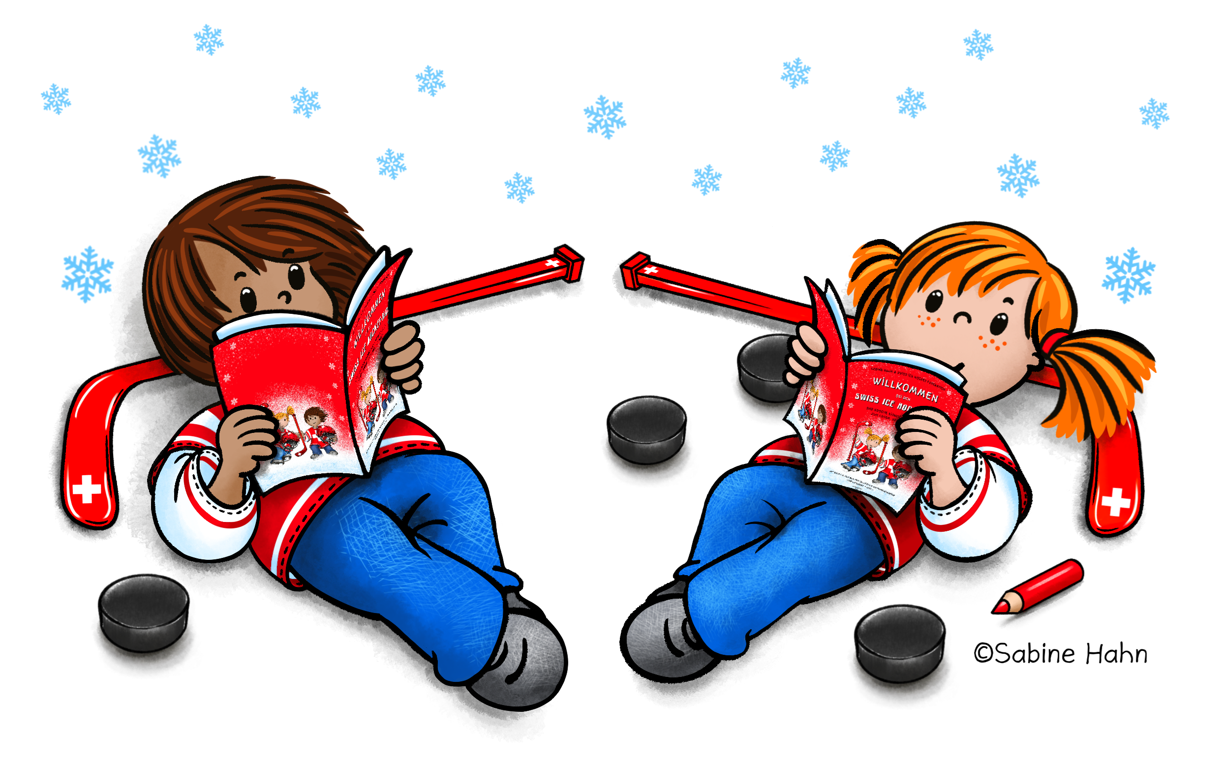 6. Illustration Wilma und Flo lesend.png 6. Illustration Wilma und Flo lesend.png